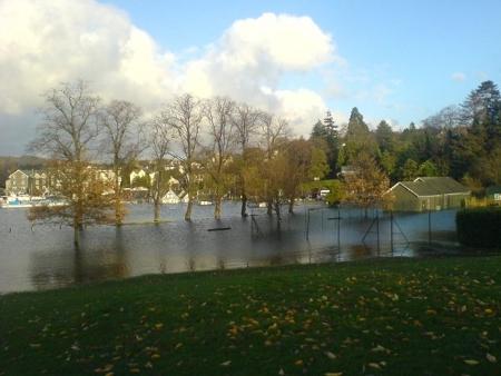 Bowness flooding on November 21, by Mij Rothera.