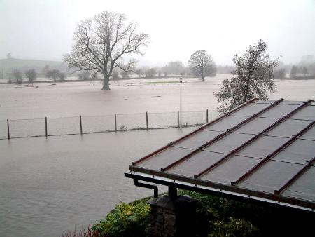 Flooding at Westmorland Business Park.