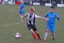 CHARGE: Christian Sloane on the attack for Kendal Town