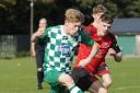 PLAY ON: The Westmorland FA Under 18 League’s eight teams struggle under Covid conditions (pictures and report courtesy of Richard Edmondson)