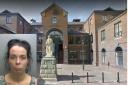Sophie Hindmarsh (inset) was jailed at Carlisle Crown Court