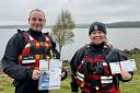 Angela Carrington and Barry Coffell have earned the safety qualification