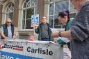 A previous Carlisle Socialist Party NHS stall
