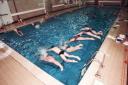 Swimmers enjoying Settle Pool