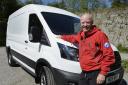 Kendal Mountain Rescue team leader Dave Howarth with the new vehicle funded by Westmorland Gazette readers...22/05/2018..JON GRANGER.