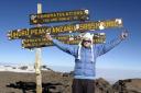 Former Kirkbie Kendal student Danielle Frazer climbed to the summit of Mount Kilimanjaro.