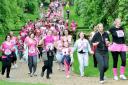 THINK PINK Race For Life runners