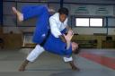 POWER: Sisilia Nasiga in training with Kendal Judo Club's David Groom