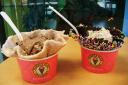 Customed ice cream from Marble Slab