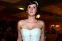 A model bride wows the catwalk at The Westmorland Gazette Wedding Fair