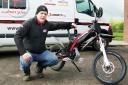 Martin Bell with one of the new e-Tricks bikes