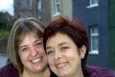 SWEETEST SIBLINGS: Sisters Clare Brown, 32, from Ulverston, left, and Carol Oliver, 41, celebrate Carol’s decision to donate a kidney to Clare