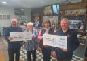 Kendal Rugby Club presented the cheques on Thursday