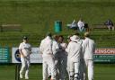 Kendal players celebrate a wicket on Saturday