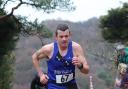 Mike Gregory of Levens Valley Running Club on his way to fourth plsce in the Arnside Knott Race
