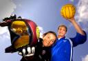 Sport stars: Kelly Greenbank and Glen Robinson.