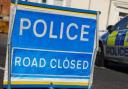 Road closed after serious crash involving motorbike and a van