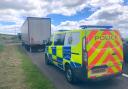 STOPPED: Eden Police stopped a HGV on the A66