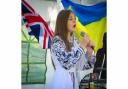 UKRAINE: Sofia Petrova sang a traditional Ukraine song for Arnside