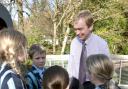POLICY: Tim Farron MP talks to Windermere School pupils