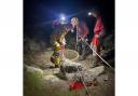 The search for the cavers lasted well into the early hours