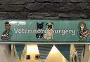 The entrance to the 'veterinary surgery'