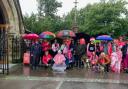 The Pink5k event in Ambleside raised money for St Mary's