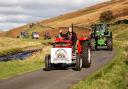 Tom Allan, a young farmer who passed away last year, was remembered by hundreds of tractors driving through south Cumbria