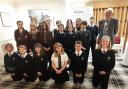 The pupils who took part in the 'Youth Speaks' Competition
