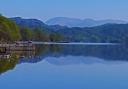 Coniston Water is a popular bathing site in the Lake District