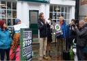 Feargal Sharkey attended the Save Windermere protest this morning