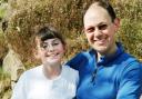 DOING IT FOR YOU: Andy Sier with his daughter Anna