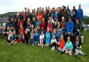 Sports day participants at Underbarrow