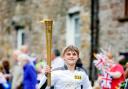 Hundreds of people saw the torch pass