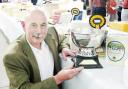 Norman McCallum with his cheese industry award