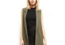 Perfect for work, Topshop's khaki duster coat at £24.99