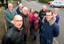 (front left), Cllr Tony Hills with (front right), Mark Cropper and Burneside Parish Councillors and Residents with big plans for housing, infrastructure and amenities to be delivered to Burneside.