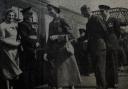 The Queen and the Duke of Edinburgh at Arnside in August 1956