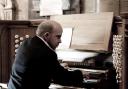 Organist, Ian Pattinson, who produced lovely orchestral sounds and colours from the magnificent Lancaster Priory organ during the Lancaster and District Choral Society performance