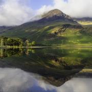 Dawn breaks over Buttermere, in the English Lake District..