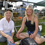 Westmorland County Show 2021. Large crowds return to the show ground near Crooklands. Stopping for a picnic lunch are Marian Fitzpatrick (left) and Janet Van Dyke:8 September 2021 
Stuart Walker
Copyright Stuart Walker Photography 2021