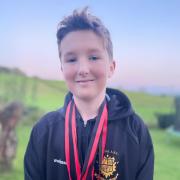SWIMMER: Young champion George Kinnear