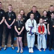 VICTORY: Medals all round for the team at Scotland open competition