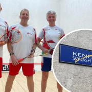 SQUASH: Steve, Allan and Terry will be representing their country