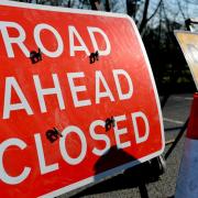 Road closed in Bowness