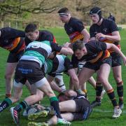 RUGBY: Kirkby fight for possession (Tim Hancock)