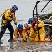 TRAINING: Practising a rescue