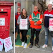 Kendal Royal Mail Staff continue strike over pay and conditions