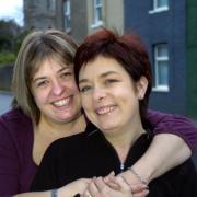 SWEETEST SIBLINGS: Sisters Clare Brown, 32, from Ulverston, left, and Carol Oliver, 41, celebrate Carol’s decision to donate a kidney to Clare
