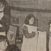 A scene from Queen Katherine School’s film about Victorian life in Kendal in 1984